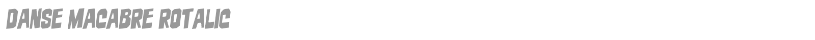 Danse Macabre font preview