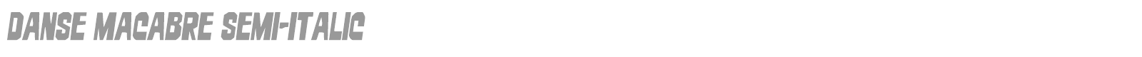 Danse Macabre font preview