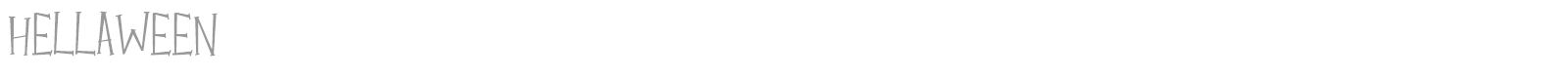 Hellaween font preview