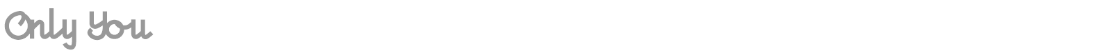 Only You font preview