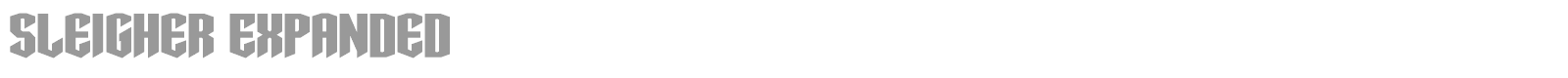 Sleigher font preview