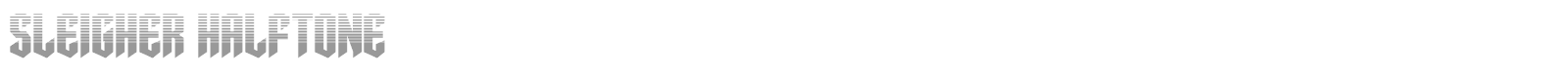 Sleigher font preview