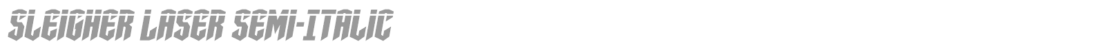 Sleigher font preview