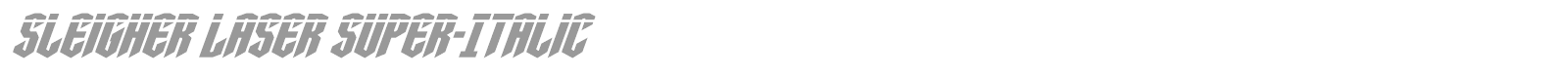 Sleigher font preview