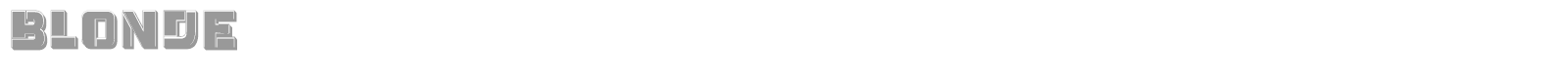 Blonde font preview
