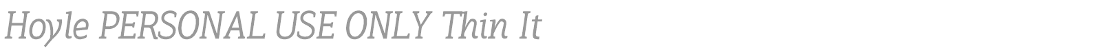 Hoyle font preview