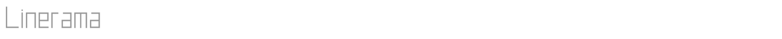 Linerama font preview