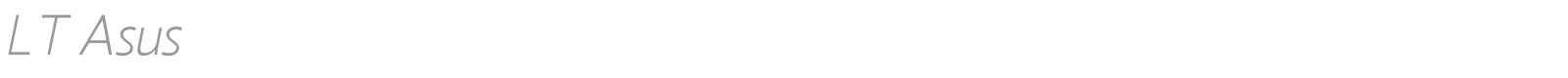 LT Asus font preview