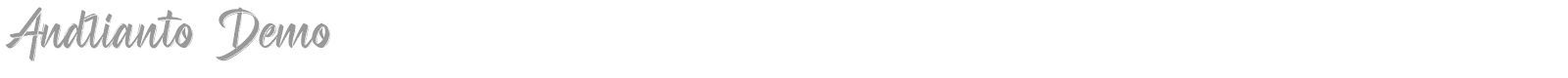 Andrianto font preview