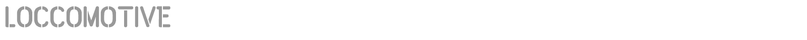 Loccomotive font preview