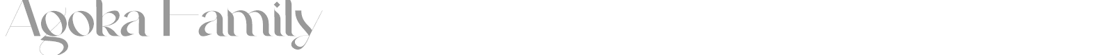 Agoka Family font preview