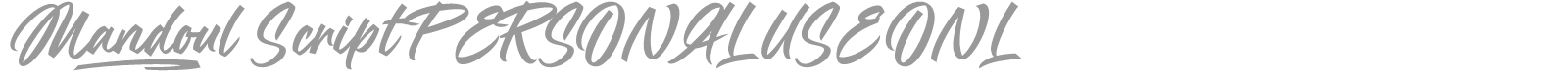 Mandoul Script font preview