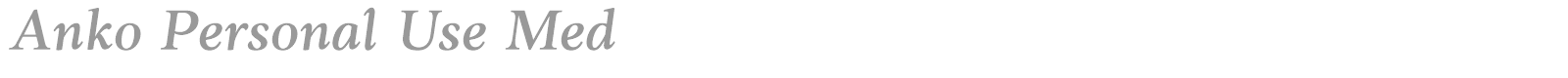 Anko font preview