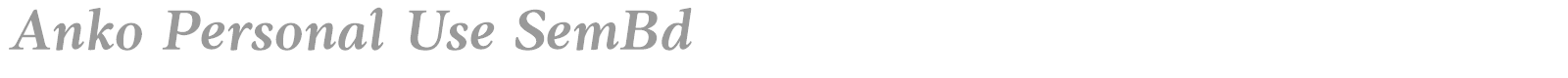 Anko font preview