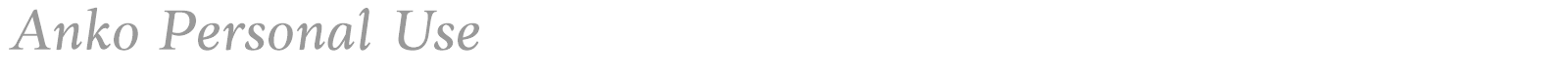 Anko font preview