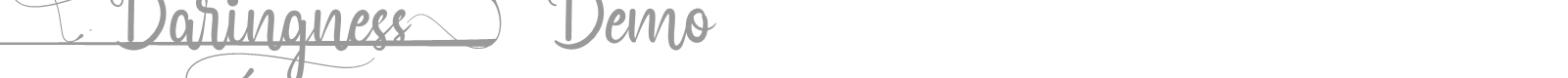 Daringness font preview