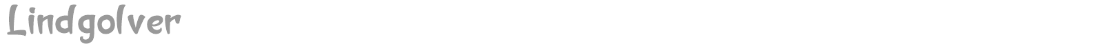 Lindgolver font preview
