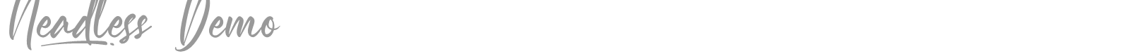 Neadless font preview