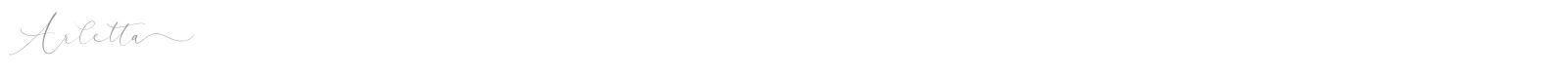 Arletta font preview