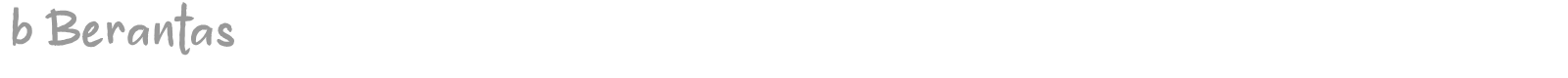 B Berantas font preview