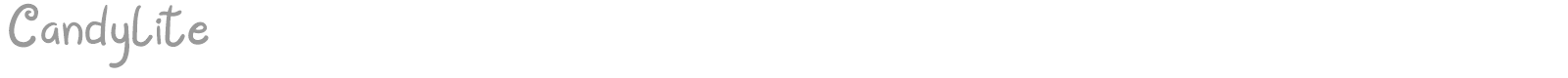 Candylite font preview