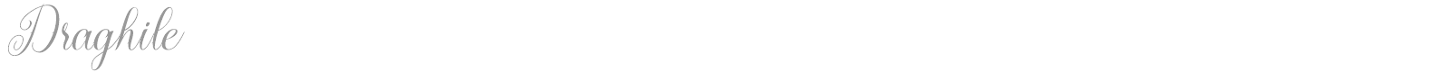 Draghile font preview