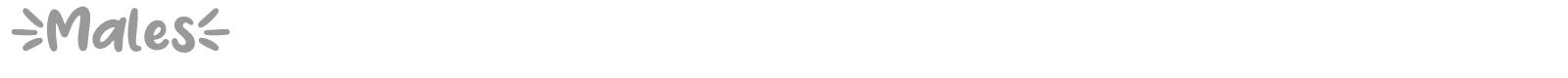 Males font preview