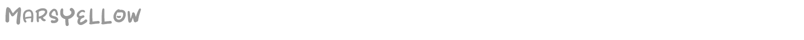 Marsyellow font preview