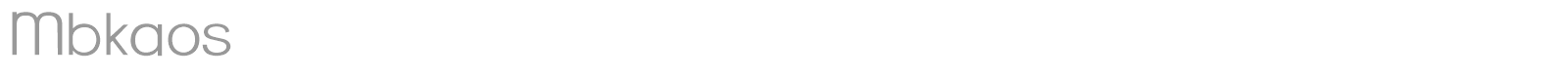 Mbkaos font preview