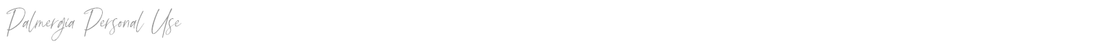 Palmergia font preview