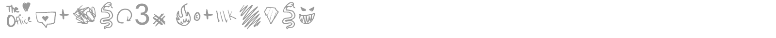 Remain3k Symbolic font preview