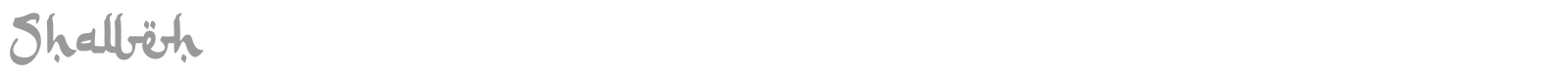 Shalleh font preview