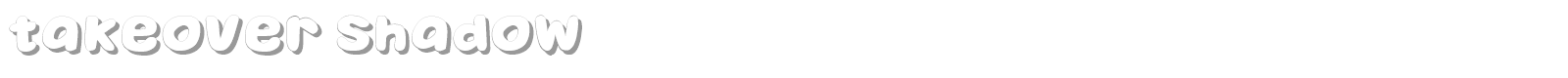 Takeover font preview