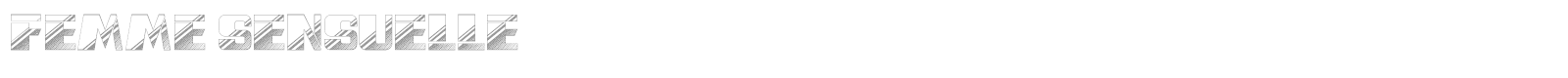 Femme Sensuelle font preview