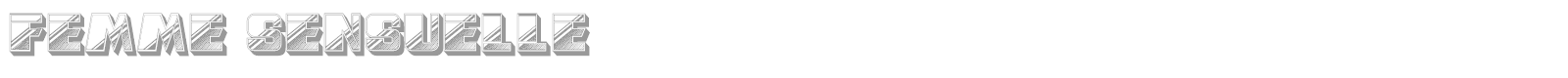 Femme Sensuelle font preview