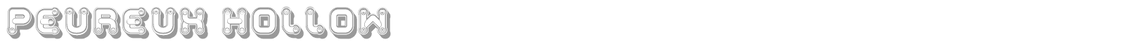 Peureux font preview