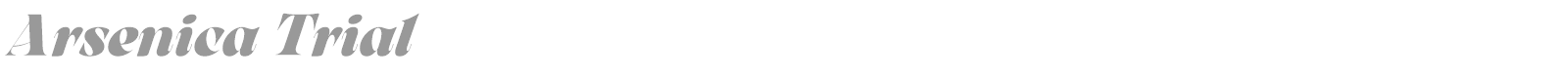 Arsenica font preview