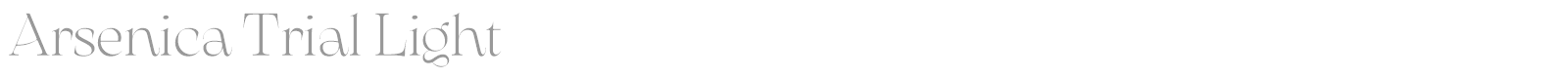 Arsenica font preview