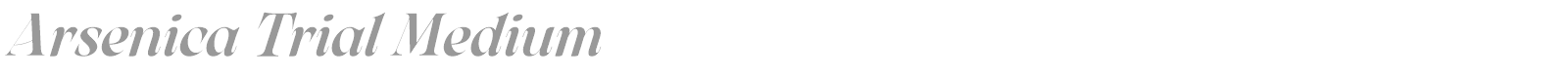 Arsenica font preview