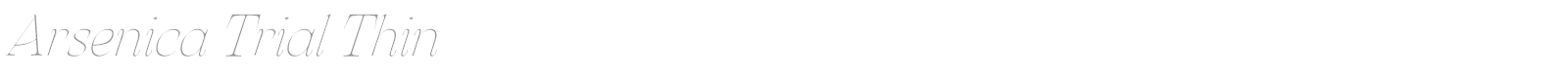 Arsenica font preview