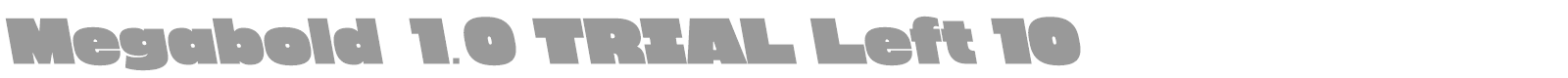 Megabold font preview