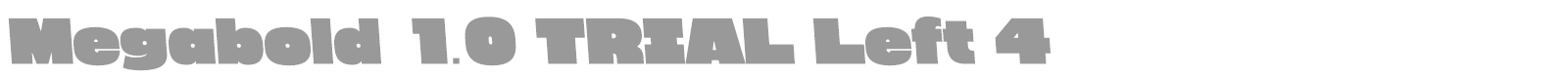 Megabold font preview