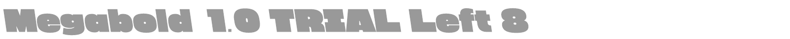 Megabold font preview
