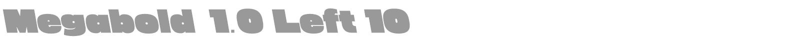 Megabold font preview