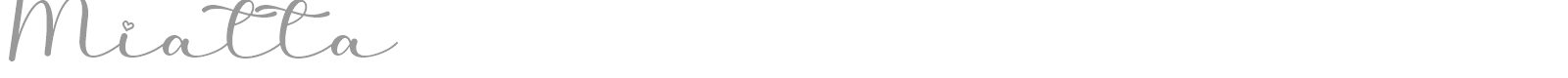 Miatta font preview
