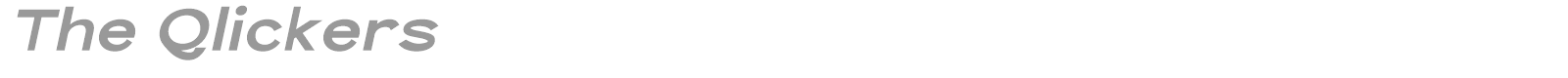 The Qlickers font preview