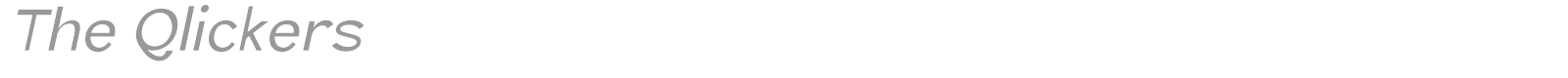 The Qlickers font preview