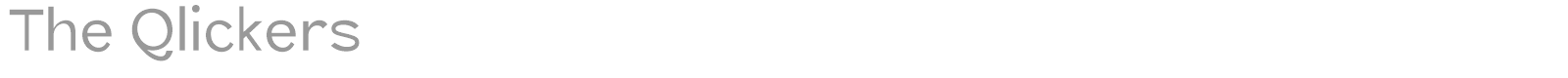 The Qlickers font preview