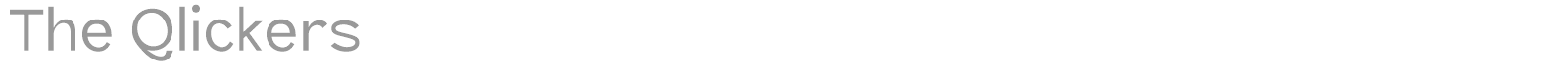 The Qlickers font preview