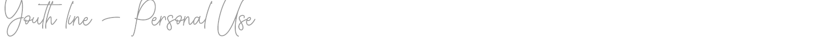 Youth Line font preview